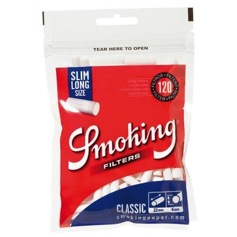 Smoking Classic Slim Long Filter Tips Pouch