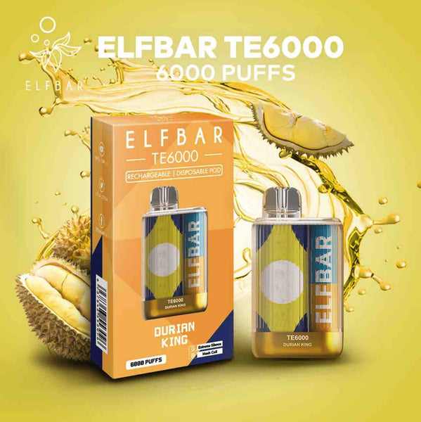 ELF BAR TE6000 - Durian King 6000 Puffs