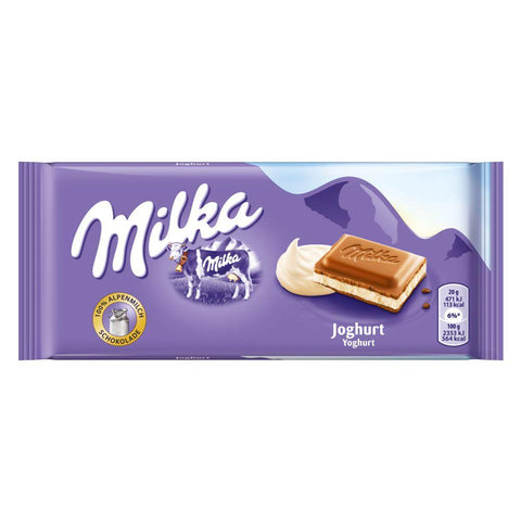 Milka Yoghurt Milk Chocolate Bar