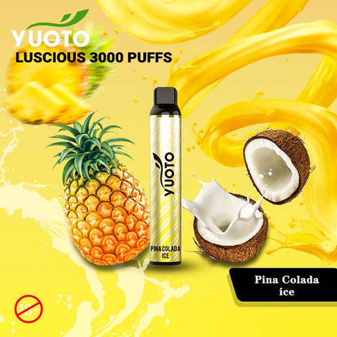 Yuoto Luscious Pina Colada Ice 3000 Puffs