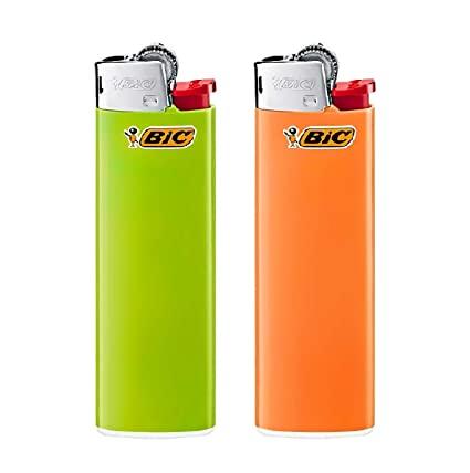 Bic Slim Lighters Blister (Multi color) - Pack of 2