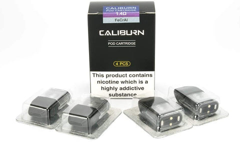 Caliburn Pod Kit Replacement Cartridges - 4Pods