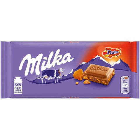 Milka Daim Chocolate Bar