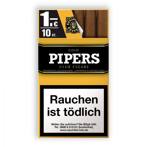 piper club cigar sweet vanilla