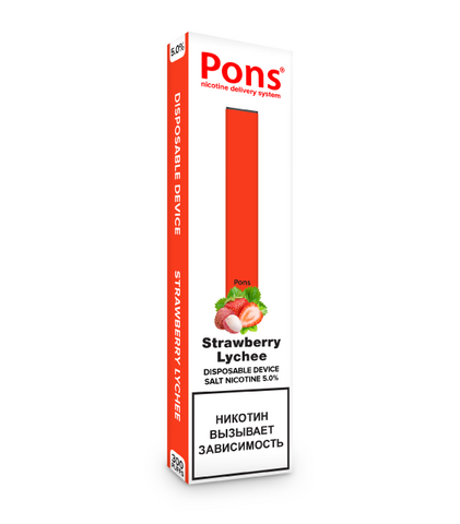 Pons Disposable Strawberry Lychee