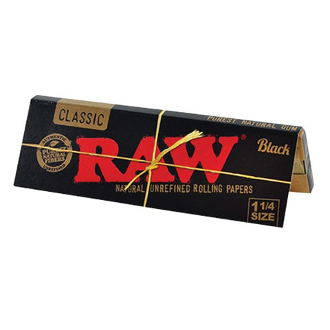 RAW Black 1 1/4 Paper