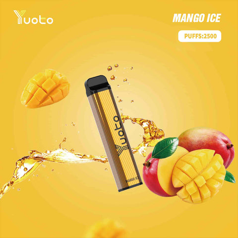 Yuoto XXL Mango Ice 2500 Puff Display